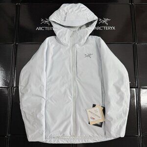 Arc'teryx Unisex Solano Down Hoody Jacket White and Gray